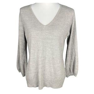 Karen Scott Women's Lightweight Knit  V Neck Sweater Size Medium